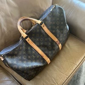 Authentic vintage Louis Vuitton 55” Duffle